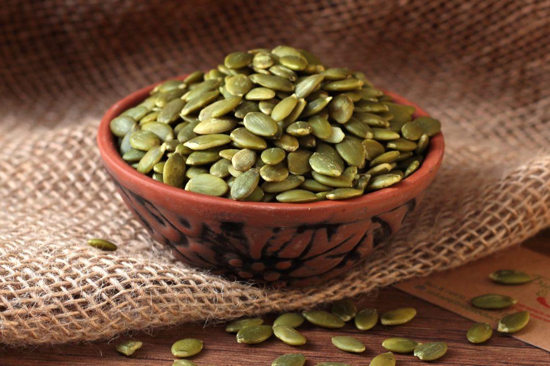Очищенные тыквенные семечки