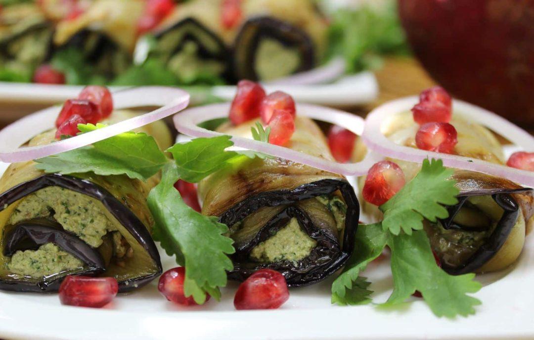 Баклажаны с орехами по-грузински